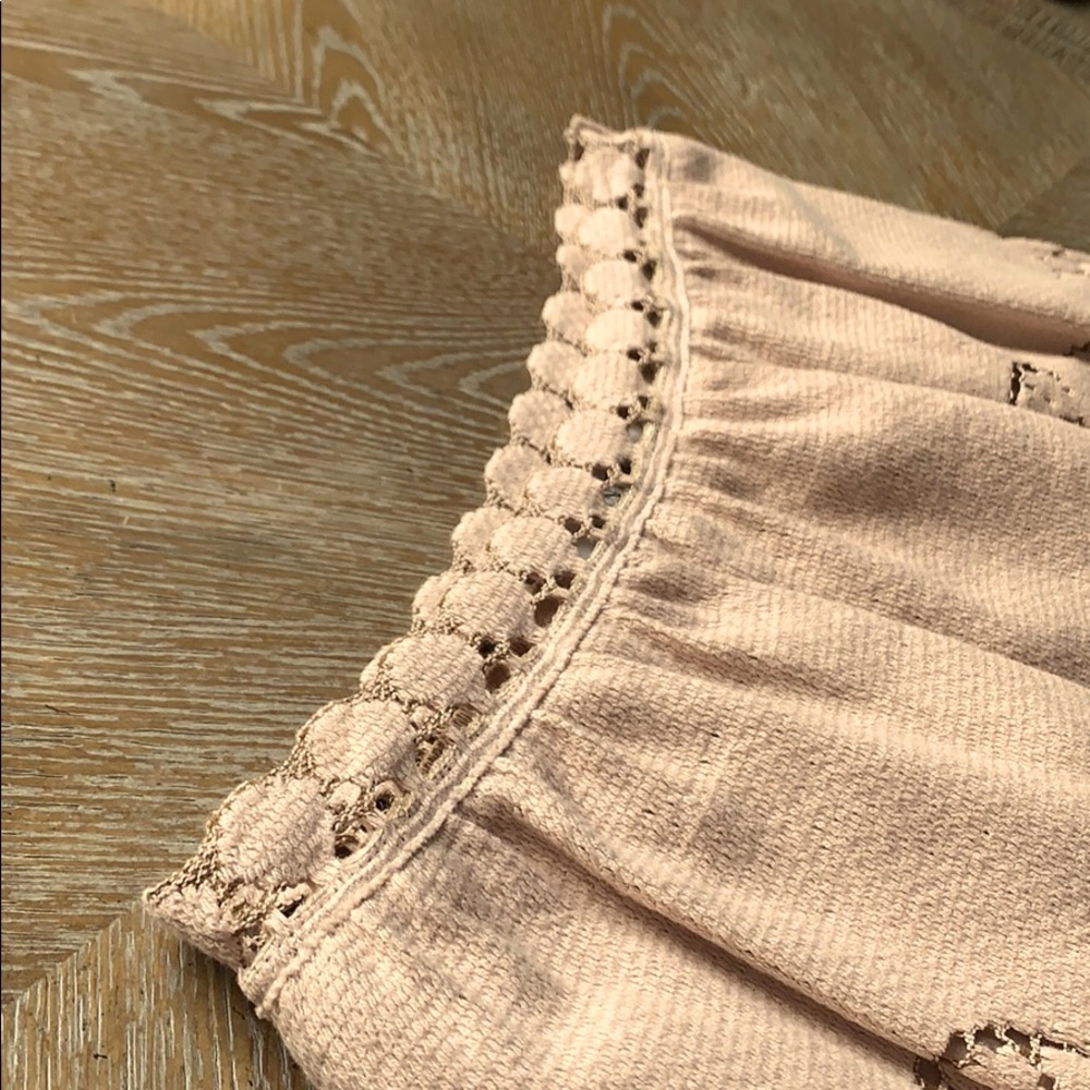VALENTINO Tan Embroidered Skirt 42 - Picture 5 of 11
